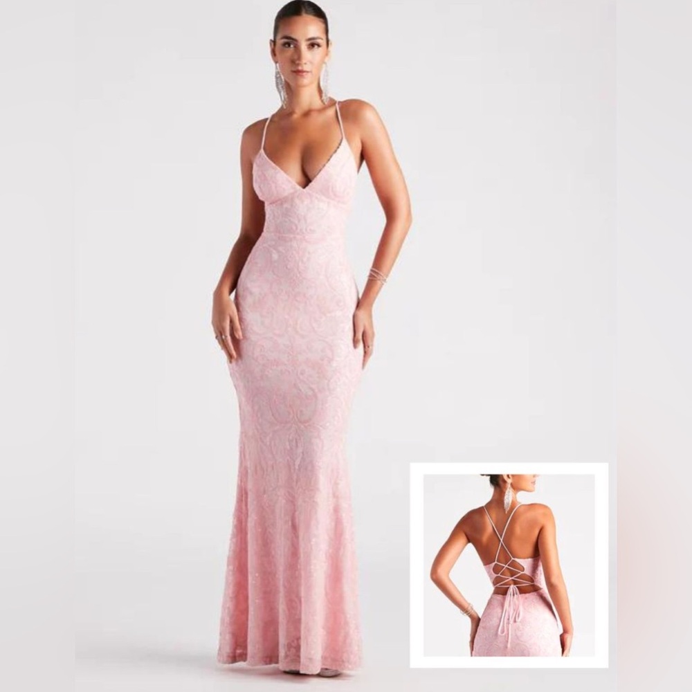 Windsor pink prom dress